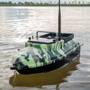 Camouflage V050 Intelligent Remote Control Automatic High-Power Bait Boat 500M Fixed Speed Cruise Large Capacity Fishing Boat - 图片 3
