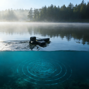 Precision Fish Finding • Electric Fishing Boat • Sonar Version