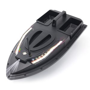 RC Fishing Bait Boat 500m Range Dual Magnetic Bait Hoppers Bright Night & Turn Lights - 图片 4