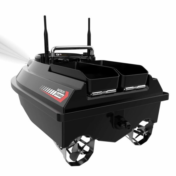 V066 GPS Brushless Remote Control Positioning Bait Boat, 12V Bait Delivery Boat, 1KM Control Distance, 3KG Bait Capacity, Net Pulling Remote Control Boat