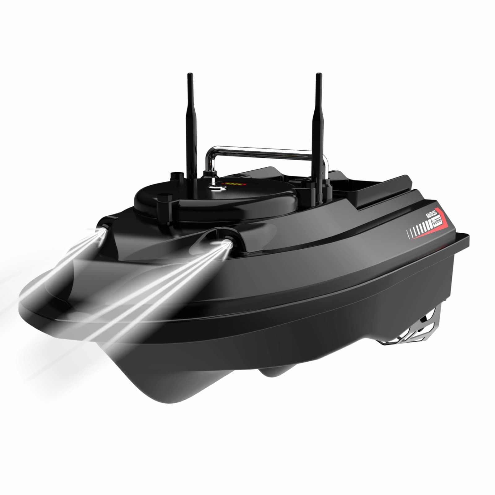 V066 GPS Brushless Remote Control Positioning Bait Boat, 12V Bait Delivery Boat, 1KM Control Distance, 3KG Bait Capacity, Net Pulling Remote Control Boat - 图片 2