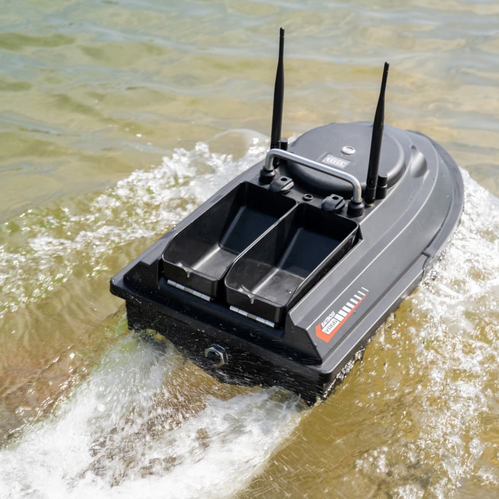 V066 GPS Brushless Remote Control Positioning Bait Boat, 12V Bait Delivery Boat, 1KM Control Distance, 3KG Bait Capacity, Net Pulling Remote Control Boat - 图片 6