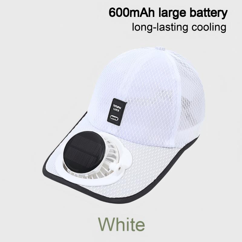 Summer USB & Solar Rechargeable Fan Cap, Outdoor Fishing & Sports Mesh Sun Hat, Breathable & Sun Protection Baseball Hat for Fishing & Outdoor Activities - 图片 8